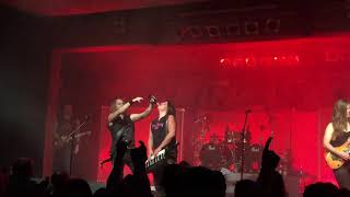 Battle beast 16112017 Janne Björkroth drinking beer Live Karlsruhe [upl. by Nnyloj]