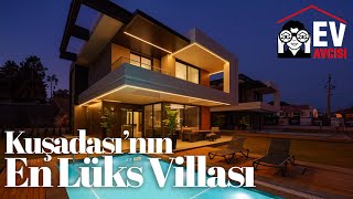 Kuşadasının En Lüks Villası Hem de Deniz Kenarında  Kuşadası Satılık Villa 188 [upl. by Heffron]