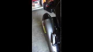 BMW K1300s Akrapovic zonder DBkiller [upl. by Otipaga]