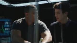 Arrow 2x09 Part 1  Barry saves Oliver 1 [upl. by Alvy]