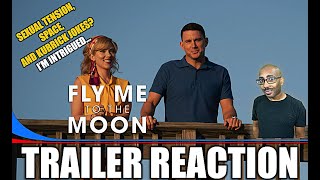 FLY ME TO THE MOON Movie Trailer Reaction One Small Step To A HitScarlett Johansson Channing Tatum [upl. by Assele]