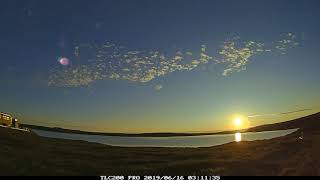 Midnight Sun in the Arctic TimeLapse [upl. by Clyde]