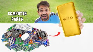 Gold From Computer Parts  कबाड़ से निकालो असली सोना🤑  Gold Recovery [upl. by Swisher]