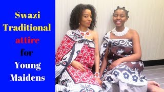 How To Wear Swazi Maiden Traditional Attire Swazi YouTuber in SA 08 Sept 2017 [upl. by Gladine647]