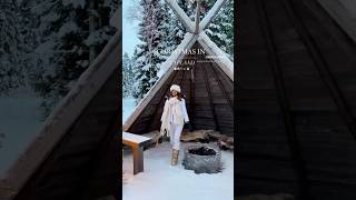 Christmas in Lapland travel christmas lapland fy traveltips travelvlog fyp [upl. by Luhem]