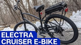 Snowy Ebike Review  2020 Electra Townie Go 7D Electric Cruiser [upl. by Boucher474]