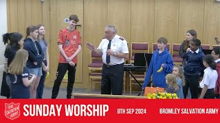 Bromley Temple Salvation Army  Sunday Blessing  8th September 2024 [upl. by Roch]