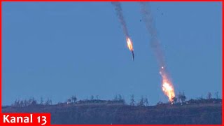 Ukrainian army shot down Russian fighter jet worth 15 million over Donetsk Zelenskiy [upl. by Stoddard115]