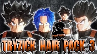 Dragonball Xenoverse 2  Hair Pack 3  Tryzick [upl. by Aihtenyc578]