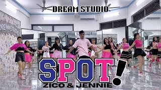 SPOT  Zico amp JENNIE  DANCE FITNESS  DREAM STUDIO [upl. by Idnam]