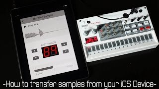 KORG VOLCA SAMPLE How to Transfer samples Tutorial Full HD [upl. by Peltier591]