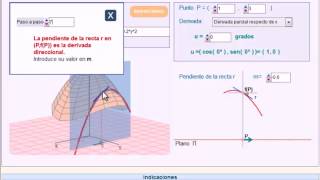 Interpretación Geométrica de la Derivada Direccional [upl. by Nivlem]