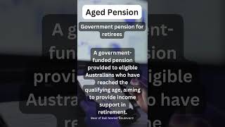 Aged Pension  Government pension for retirees [upl. by Leile238]