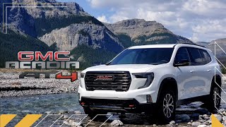 2024 GMC Acadia AT4 The Ultimate Adventure SUV  Bold Rugged and Ready  Review [upl. by Ahseile]