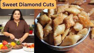 Sweet Diamond Cuts Recipe  Yummy Tummy Aarthi [upl. by Seavir157]