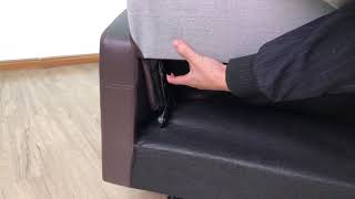 Recliner sofa disassemble video [upl. by Gerhard633]