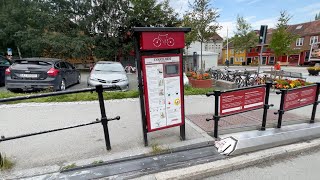 Trondheim Norway  Trampe Sykkelheis Trampe Bicycle Lift 2022 [upl. by Herring]