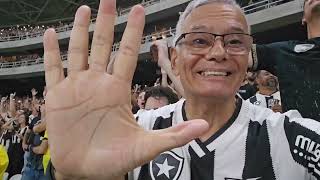 Botafogo 5x0 Peñarol dia de chocolate na Libertadores 2024 festa da torcida [upl. by Rog346]