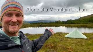 Wild Camping Alone at a Mountain Lochan [upl. by Ignatz]