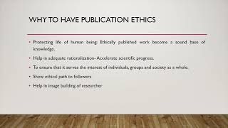 Publication Ethics Hindi 1 [upl. by Eelano]