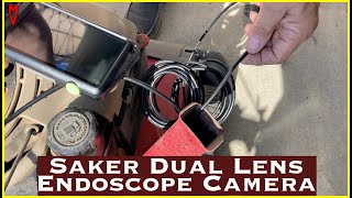 Saker Dual Lens Endoscope Camera  MumblesVideos Product Review [upl. by Uhayile]