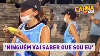 Anitta se disfarça pra curtir carnaval de Salvador após comandar bloco [upl. by Corbett744]