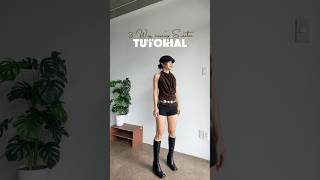 Tuttoria 3 ways wear sweater fashion ootd styling tips outfitideas trendingshorts [upl. by Cyd]