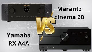 Dois receivers topo de linha  Yamaha RX A4A e Marantz Cinema 60  quem venceu [upl. by Eanat]