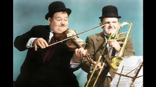 Laurel amp Hardy Funniest Scenes from Silent Movies  Remastered in Color [upl. by Farrar848]