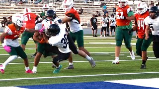 Porterville vs Stockdale Scrimmage 2024🏈 [upl. by Ainerbas]