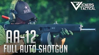 AA12 Fully Automatic Shotgun 4k [upl. by Boniface]