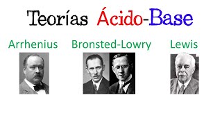 ⚠️Teorías ÁcidoBase  Arrhenius BronstedLowry Lewis⚠️ Fácil y Rápido  QUÍMICA [upl. by Esinart]