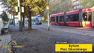 Tramwaje  Bytom Plac Sikorskiego [upl. by Aikar]