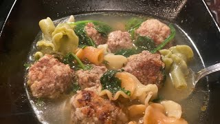 Italian Wedding Soup  Easy Delicious Recipe [upl. by Nino319]