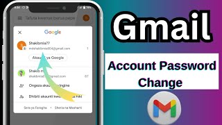 How To Gmail Account Password Change2024 [upl. by Addison]