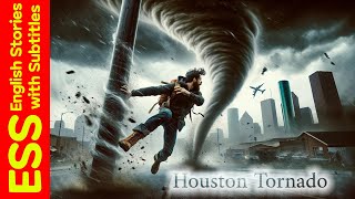 Learn English through story 🌪 level 4 🌪 Houston Tornado [upl. by Ellenohs]