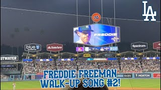 2023 FREDDIE FREEMAN LIVE WALKUP SONG 1  2023 Dodgers Postseason Baseball [upl. by Besse273]