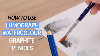 How to use WATERCOLOUR GRAPHITE PENCILS  STAEDTLER Art Class [upl. by Annahahs]