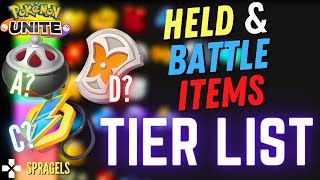 NEW Pokemon Unite Items Tier list [upl. by Tab600]