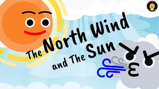 The North Wind and the Sun  Aesops Fables  Educational Story for Kids amp Toddlers [upl. by Marvin]