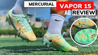 ĐÁNH GIÁ TRÊN CHÂN NIKE MERCURIAL VAPOR 15 ELITE AGPRO  Đệm ZOOM ngon nhưng chưa đủ … [upl. by Nelan900]