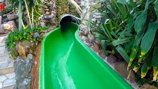 Large Water Slide at Center Parcs Heijderbos Heijen Netherlands [upl. by Schoening]