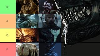 We Ranked All The Aliens In The Alien Franchise [upl. by Nemzaj]