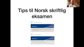 Tips til norsk skriftlig eksamen [upl. by Margarita]