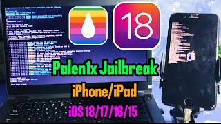 Jailbreak iOS 18171615 on iPhoneiPad  Palen1x for Widows [upl. by Sousa631]