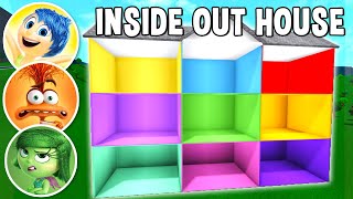 Bloxburg INSIDE OUT CHARACTERS House CHALLENGE [upl. by Lecia]