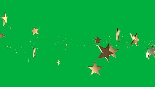 Gold Star Transition Green Screen l Gold Star Transition l Award Show Transition Green Screen l Full [upl. by Yatnuahs]