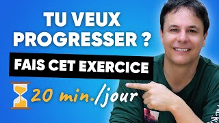 Devenir Bilingue en Français avec un Exercice Incroyable de 20 minjour [upl. by Neddie322]