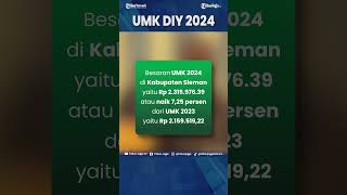 DAFTAR LENGKAP UMK DI DIY TAHUN 2024 Shorts [upl. by Elenore688]