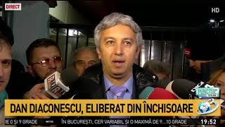 Dan Diaconescu a ieșit din închisoare Primele imagini [upl. by Acnalb474]